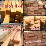 Palos de pino y tablas para encofrar - Img 58211166