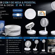 Ventilador Recargable Plegable (Mesa y de Pie) - Img 55770979