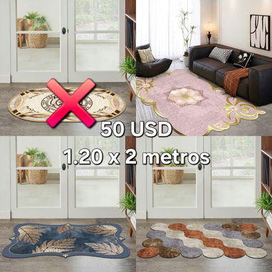 🔖Alfombras decorativas para salas y habitaciones - 8/10