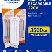 Lámparas Recargables 220 V - Img 51217064