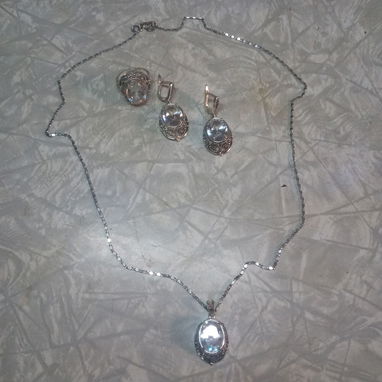 💎🦢Conjunto nuevo de joyas originales de Swarovski de plata S25🦢💎 - 2/3