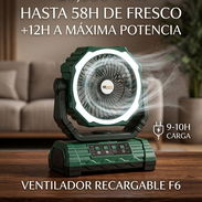 Ventilador recargable f6🍀 - Img 55568763