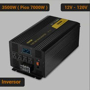 Inversor VEVOR 3500W 7000W Pico Onda Pura 12V a 120V Con Control Remoto Pantalla LCD USB GFCI Para RV Solar Negro - Img 55734898