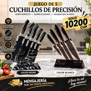 Juego de 5 Cuchillos de Precisión con Base - Img 58161987