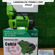 Motor/ BOMBA DE AGUA PERIFERICA AUTOCEBANTE LADRONA CR-TURBO 1/2HP BOBINADO: 100% cobre - Img 55675670
