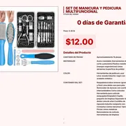 Kit de Belleza Multifuncional con Separador de Dedos y Cortauñas $12 VPT#-0282 - Img 55254875