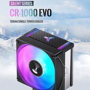 JONSBO CR1000 EVO Color Black Silent Series Enfriador de CPU, enfriador de aire RGB H154mm, 4 aletas de aluminio de inse - Img 45267469