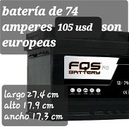 Baterias de 74,75,45,40 y 90 amp nuevas oferta ‼️ - Img 45395850