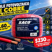 Cable fotovoltaico de cobre para paneles solares - Img 58042803