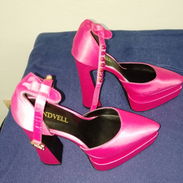 Hermoso calzado femenino color rosa - Img 56740776