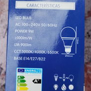 Bombillo Led de 9 watts excelente calidad luz blanca - Img 55850127