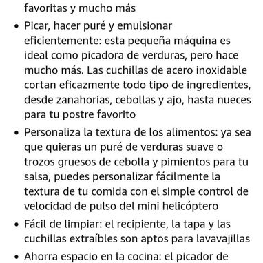 Procesador pequeño de alimentos - Moledor - Picador de especies 1.5 tazas (proctor|silex) - 10/10