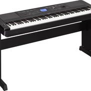 Yamaha DGX660B Piano digital en excelentes condiciones con 88 teclas ponderadas con soporte de muebles, color negro - Img 56125474