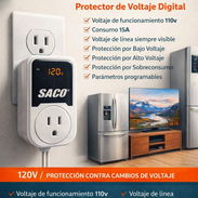 Protector de Voltaje Digital 110V  15A - Img 56950654