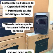 Ecoflow Delta 3 Clásica 1800W 🔌 EcoFlow Delta 3 Classic – 1024Wh - Img 56134552