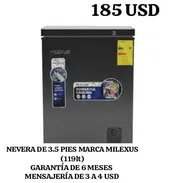 NEVERA DE 3.5 PIES MARCA MILEXUS (119LT)- GARANTÍA 6 MESES -MENSAJERIA DE 3 A 4 USD PARA TODA LA HABANA - Img 55761123