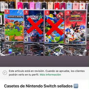Discos Nintendo Switch Nuevos sellados - Img 58063453