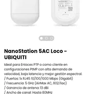 NanoStation 5AC Loco - UBITIQUI. Nuevo - Img 49640219