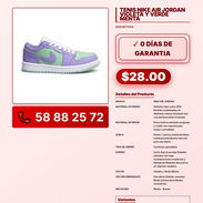 TENIS NIKE AIR JORDAN VIOLETA Y VERDE MENTA VPT -0222 - Img 57870356