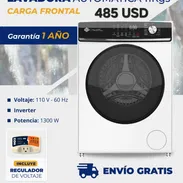 Lavadora automática de 11 kg carga frontal con protector de voltaje - Img 52188756