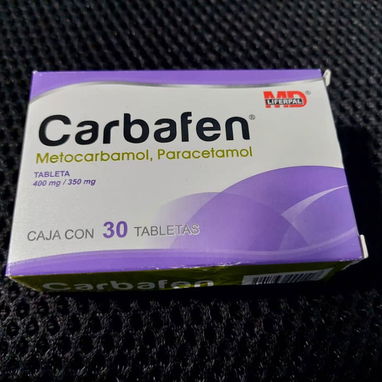 Metocarbamol con Paracetamol Carbafén y metocarbamol con ibuprofeno - Img 119768514