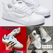 Tenis Nike Air Force 1 blancos y negros , Vans Blancas y Y grises, Adidas samba de varias tallas 👟👟👟👟👟👟👟👟👟 Dis - Img 58039197