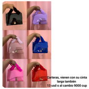 👛 Carteras de Mano – Cuero, fibra natural y satinado – Varios modelos y colores– Ideal para vestir - Img 57313829