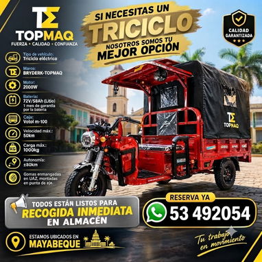 TRICICLO NUEVOS IMPORTADOS CONTÁCTENOS AL 53492054 - 3/4