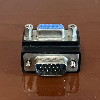 🖥️ Adaptador VGA (macho) a VGA (hembra) de 90 grados (NUEVO) - Img 113459624