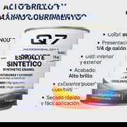 🎨 Esmalte Sintético Q7 Blanco – 1/4 Galón 🎨 ✨ Alto Brillo y Máximo Cubrimiento ✨ - Img 50812655