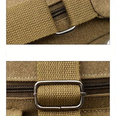 Bolso Bandolera de Lona Vintage - Img 110017983