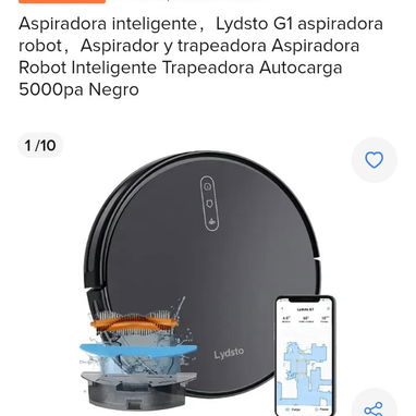 Robot inteligente aspiradora,trapeadora  autocarga - 4/4