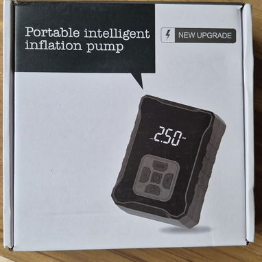 Bomba portátil inflar neumaticos  Compresor de aire portátil para inflador de neumáticos.  35 USD - 4/4
