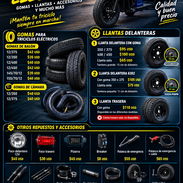 Venta de gomas, cámaras, llantas y accesorios de triciclos eléctricos - Img 57862376