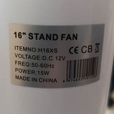 Ventilador Recargable dawang con panel de 20 watss - Img 126172501