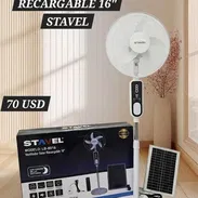 Ventilador Solar Recargable STAVEL - Img 55312665