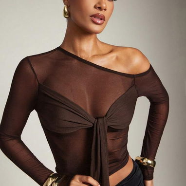 Blusas magas largas elegantes - 6/10