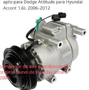Compresor de aire acondicionado original nuevo de Hiunday accent 2006 - Img 45798513