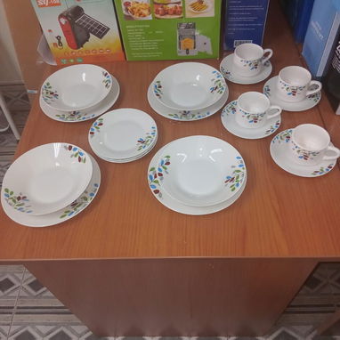 58296067  🍽️ *SET DE VAJILLAS DE CERÁMICA 20 PIEZAS* – 4 DISEÑOS DISPONIBLES 💲 *Precio: $25 USD* - 5/5