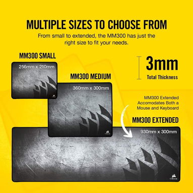 🖱️ Mouse Pad Corsair MM300 XL | Extendida | Anti-Desgaste | Gaming Profesional | Base Antideslizante Envío Disponible - Img 113038924