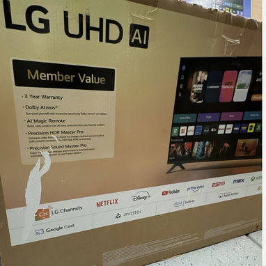 SMART TV LG 55 pulgadas UHD 4K modelo UA77 AI 2025 A7 precio $580 USD Mensajería Incluida Factura Garantía - Img 122433936