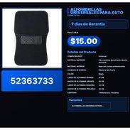 ALFOMBRILLAS UNIVERSALES PARA AUTO . - Img 57506969