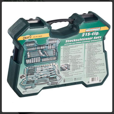 CAJA HERRAMIENTAS MANNESMANN 215 PIEZAS NUEVA - Img 109529308
