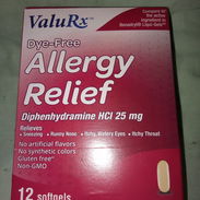 Allergy Relief 12 cápsulas a 2 dólares - Img 56793376