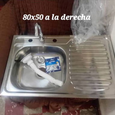 Fregadero con escurridor - Img 123200181