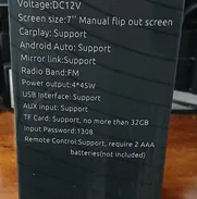 Reproductora de auto con pantalla plegable - Img 50056297
