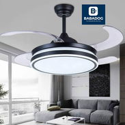 Lámparas LED inteligentes de techo con su ventilador trae Bluetooth  Color: Blanca, Negra  ‼️Video Disponible al privado - Img 58466116