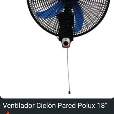 Ventilador Ciclón de pedestal y de pared (3 modelos) y ventilador estándar - 3/4