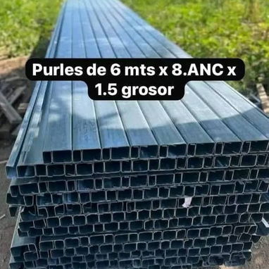 Tejagarbanisada y purles angular y tubo de hierro y tubo gabanisado y RoYo de alambre de pua y teja pvc - 4/8