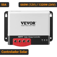 CONTROLADOR SOLAR MPPT VEVOR 50A – Alta eficiencia 🌞 💵 Precio: 220 USD 🛡️ Garantía: 1 mes 🔹 Corriente: 50A - Img 55600498